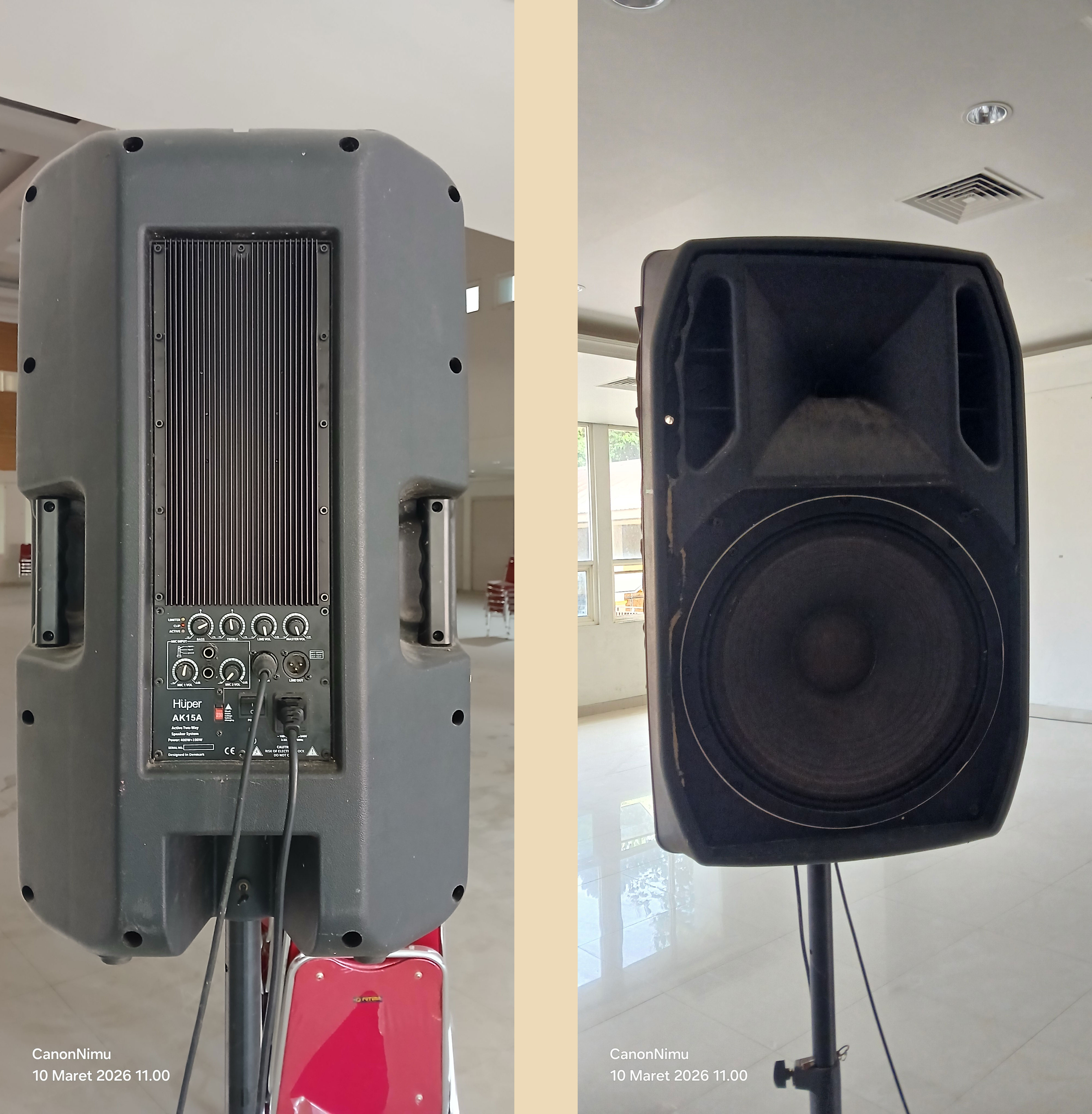 Dokumentasi Hüper AK15A Active Speaker System