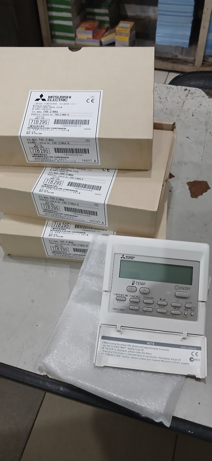 Dokumentasi Mitsubishi Central Air Conditioning Wire controller PAR-21MAA
