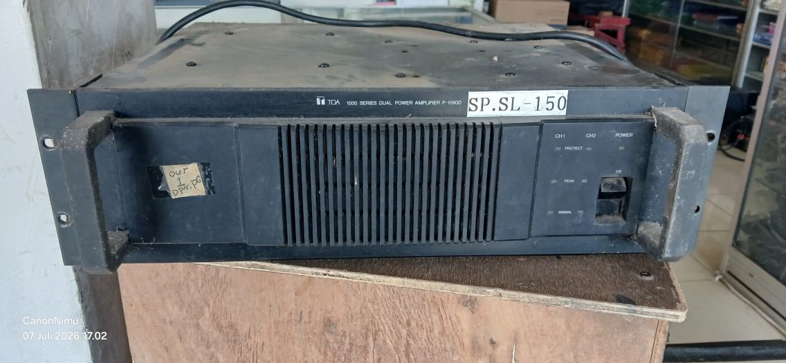 Dokumentasi POWER AMPLIFIER TOA P-1090D