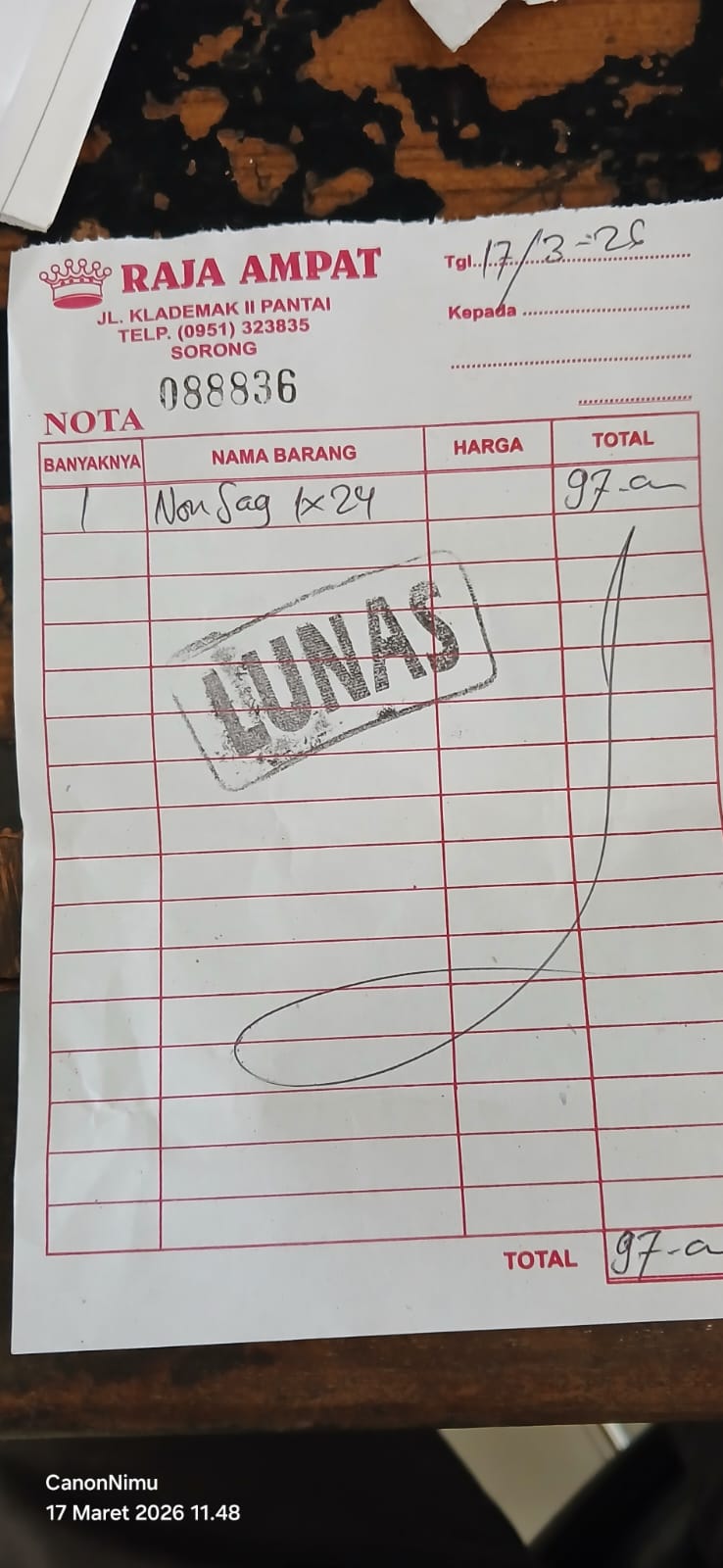 Dokumentasi proses 1