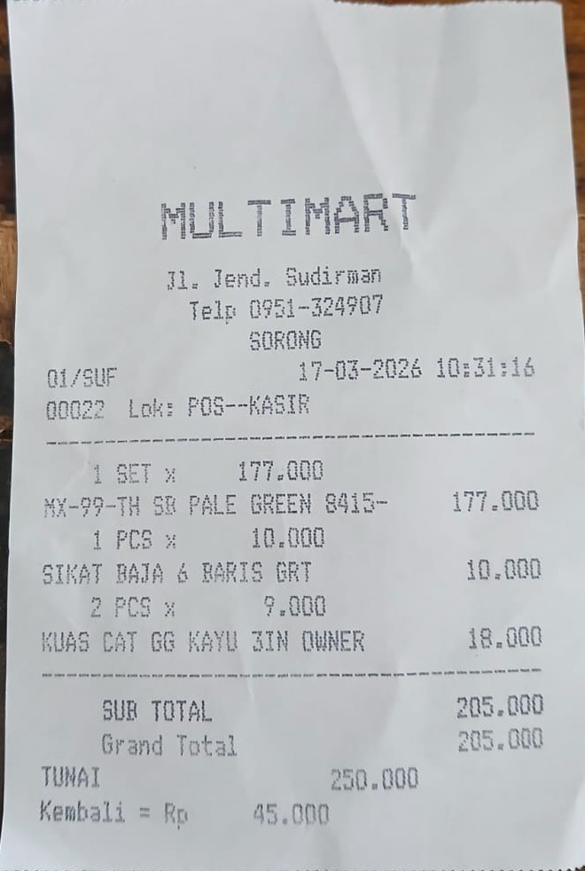 Dokumentasi proses 1