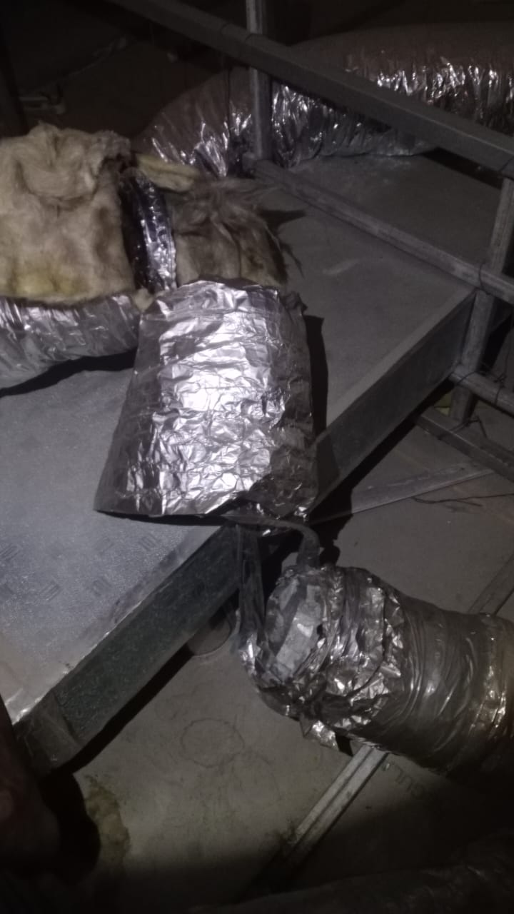 Dokumentasi Servis saluran ducting AC MITSUBISHI - AC CEILLING DUCT 10PK